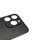 Tapa Trasera para iPhone 14 Pro Negro (Big Hole) (sin pega) - Imagen 3