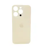 Tapa Trasera para iPhone 14 Pro Dorado (Gold) (Con Pega) (Big Hole)