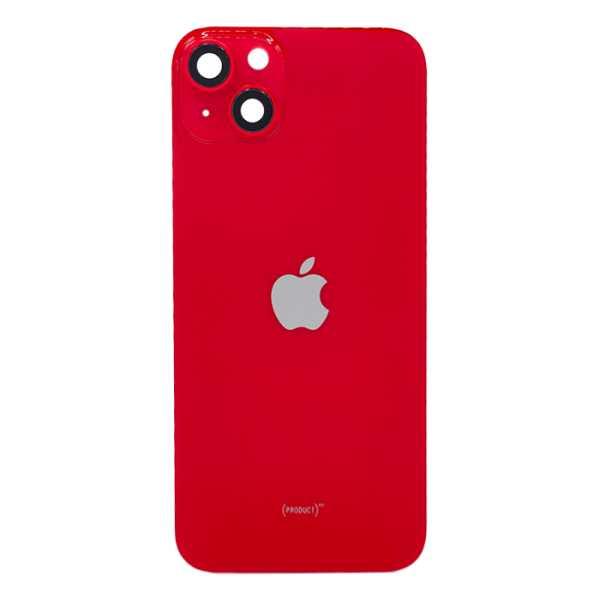 Tapa Trasera para iPhone 14 Plus Rojo (Con marco y Bisel)