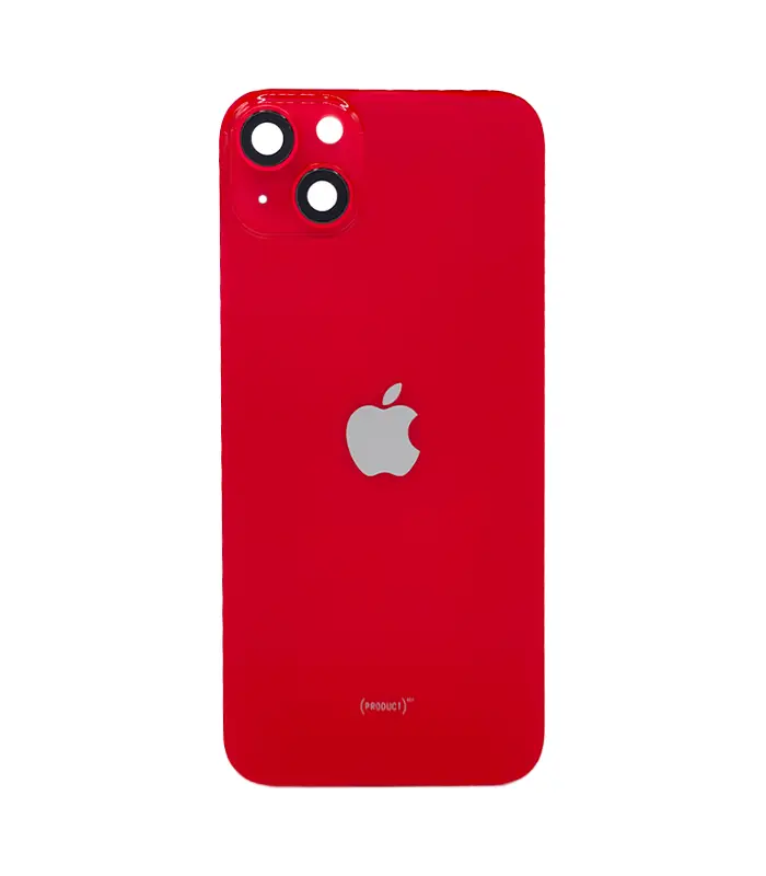 tapa trasera roja con marco iphone 14 plus Tapa Trasera para iPhone 14 Plus Rojo (Con marco y Bisel) - Imagen 1