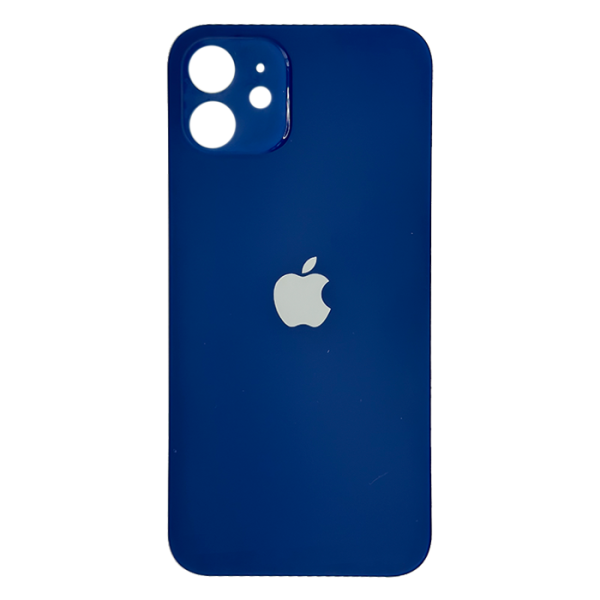 Tapa Trasera para iPhone 12 Azul (Con pega)