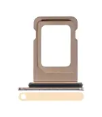 Bandeja Single SIM para iPhone 11 Pro / 11 Pro Max (Dorado)
