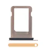 Bandeja Single SIM para iPhone X (Dorado)
