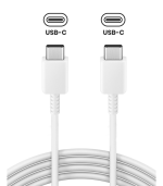 Cable USB-C a C para Samsung (OEM Pull Grade: New) (Blanco)