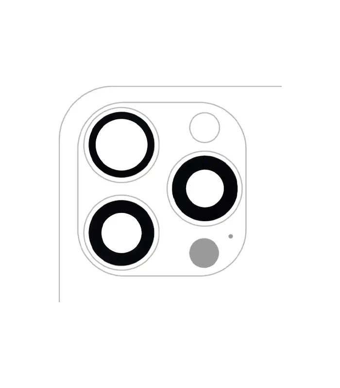 Lente de Camara Trasera sin bisel para iPhone 15 Pro Max (Zafiro) (Premium) 0 Lente de Camara Trasera sin bisel para iPhone 15 Pro Max (Zafiro) (Premium) - Imagen 1