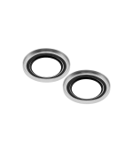 (Blanco)-(Claro) iPhone 16 / 16 Plus-Protector de Lente de Cámara - Imagen 3