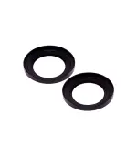 (Negro)-(Claro) iPhone 16 / 16 Plus-Protector de Lente de Camara - Imagen 3