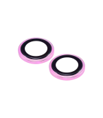 (Rosado)-(Claro) iPhone 16 / 16 Plus-Protector de Lente de Camara - Imagen 2