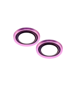 (Rosado)-(Claro) iPhone 16 / 16 Plus-Protector de Lente de Camara - Imagen 3