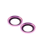 (Rosado)-(Claro) iPhone 16 / 16 Plus-Protector de Lente de Camara - Imagen 3