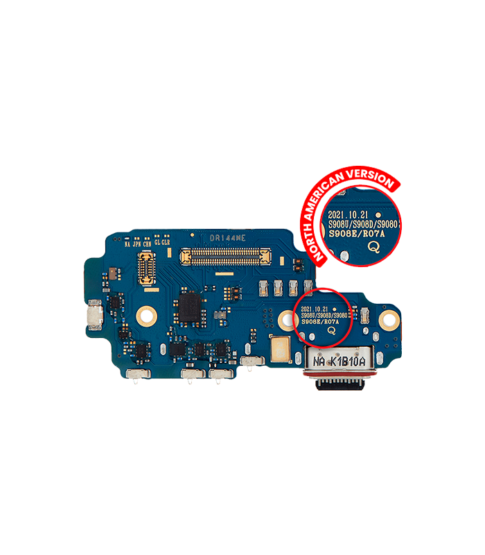 Puerto de Carga con Lector de SIM para Samsung Galaxy S22 Ultra 5G 0 Puerto de Carga con Lector de SIM para Samsung Galaxy S22 Ultra 5G (Premium) - Imagen 1