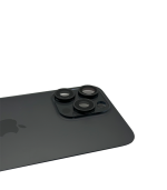 Tapa Trasera para iPhone 15 Pro Max negro con marco (Titanio negro) (Con pega) - Imagen 4