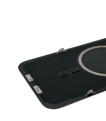 Tapa Trasera para iPhone 15 Pro Max Gris con marco (Titanio natural) (Con pega) - Imagen 4