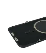 Tapa Trasera para iPhone 15 Pro Max Gris con marco (Titanio natural) (Con pega) - Imagen 4