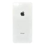 Tapa trasera para iPhone 8 Plus Blanca (Sin pega) (Big hole)
