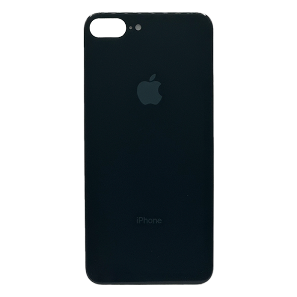 Tapa Trasera para iPhone 8 Plus Negro (Con pega)