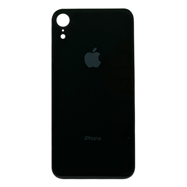 Tapa Trasera para iPhone XR Negro (Con pega)