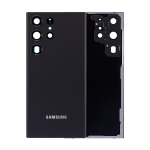 Tapa Trasera Con Lente De Cámara Para Samsung Galaxy S23 Ultra (Service Pack) (Phantom Black)