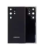 Tapa Trasera Con Lente De Cámara Para Samsung Galaxy S23 Ultra (Service Pack) (Phantom Black)