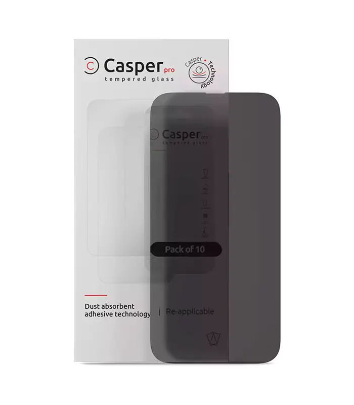 Vidrio Templado Casper Pro para iPhone 16 Pro Max (Privacy) 0 Vidrio Templado Casper Pro para iPhone 17 Pro Max / 16 Pro Max (Privacy) (Paquete de 10) - Imagen 1