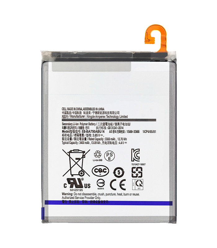 bateria a10, a7 0 Bateria para Samsung Galaxy A10 (A105 / 2019) / A7 (A750 / 2018) / A8s (G887 / 2018) / A8 (A810 / 2016) (EB-BA750ABUN) - Imagen 1