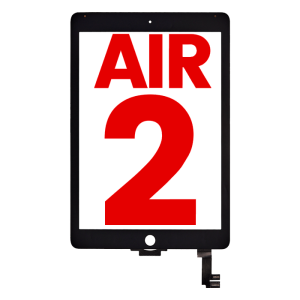 Mica Tactil LCD para IPad Air 2 (Aftermarket: AM Plus) (Se Requiere Separación De Vidrio) (Negro)