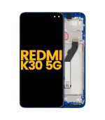 Pantalla LCD (Con Marco) para Xiaomi Redmi K30 5G (Azul)