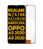 Pantalla LCD Sin Marco Compatible Con Realme 5i / 5 / 5S / C3 / C3i / 6i / Narzo 20A / OPPO A5 2020 / A9 2020 (Refurbished)