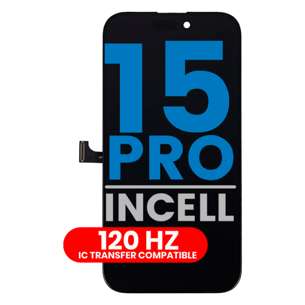 Pantalla LCD para iPhone 15 Pro (Aftermarket: AQ7/Incell) (120Hz)