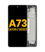Pantalla OLED Con Marco para Samsung Galaxy A73 (A735 / 2022) (Original) (Gris)