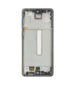 Pantalla OLED Con Marco para Samsung Galaxy A73 (A735 / 2022) (Original) (Gris) - Imagen 2