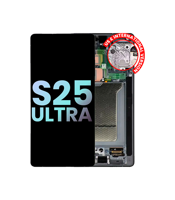 Pantalla OLED Con Marco para Samsung Galaxy S25 Ultra 5G (Service Pack) (EE. UU. E Internacional) (Negro Titanio) Pantalla OLED Con Marco para Samsung Galaxy S25 Ultra 5G (Original samsung) (EE. UU. E Internacional) (Negro Titanio) - Imagen 1
