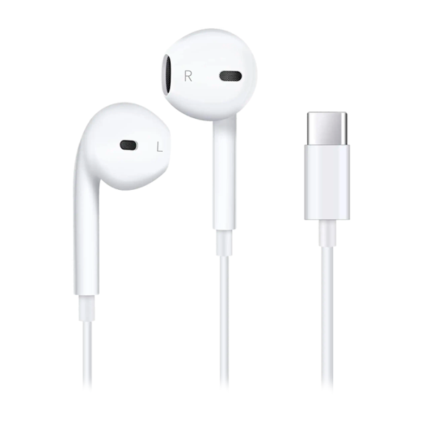 EarPods (Conector Tipo C) para IPhone / IPad / IPod (Nuevo Grado OEM)