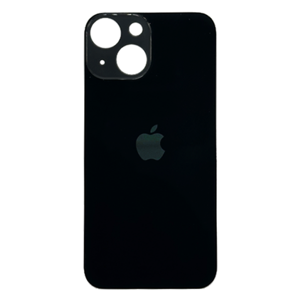 Tapa trasera para iPhone 13 Mini Negra (Sin pega) (Big hole)