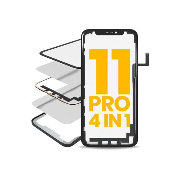 Mica tactil para IPhone 11 Pro (4 En 1)