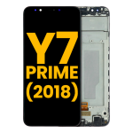 Pantalla LCD (Con Marco) para Huawei Y7 Prime (2018) (Refurbished) (Negro)