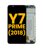 Pantalla LCD (Con Marco) para Huawei Y7 Prime (2018) (Refurbished) (Negro)