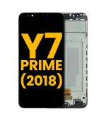 Pantalla LCD (Con Marco) para Huawei Y7 Prime (2018) (Refurbished) (Negro)