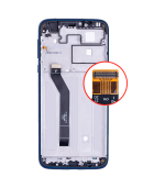 Pantalla LCD Con Marco para Motorola Moto G7 Power (XT1955-2/4/7 / 2019) (Versión Internacional) (154MM) (Refurbished) (Azul Marino) - Imagen 2