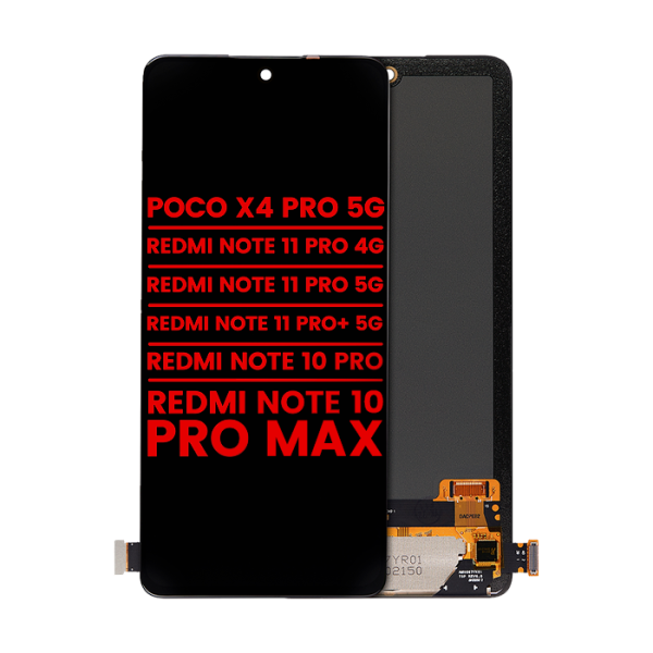 Pantalla OLED (Sin Marco) para Xiaomi Poco X4 Pro 5G / Redmi Note 11 Pro 4G / Note 11 Pro 5G / Note 11 Pro+ 5G / Redmi Note 10 Pro / Redmi Note 10 Pro Max (Aftermarket Plus)