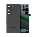 Tapa Trasera Con Lente De Cámara Para Samsung Galaxy S24 Ultra (Service Pack) (Gris Titanio)