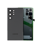Tapa Trasera Con Lente De Cámara Para Samsung Galaxy S24 Ultra (Service Pack) (Gris Titanio)