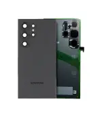 Tapa Trasera Con Lente De Cámara Para Samsung Galaxy S24 Ultra (Service Pack) (Gris Titanio)