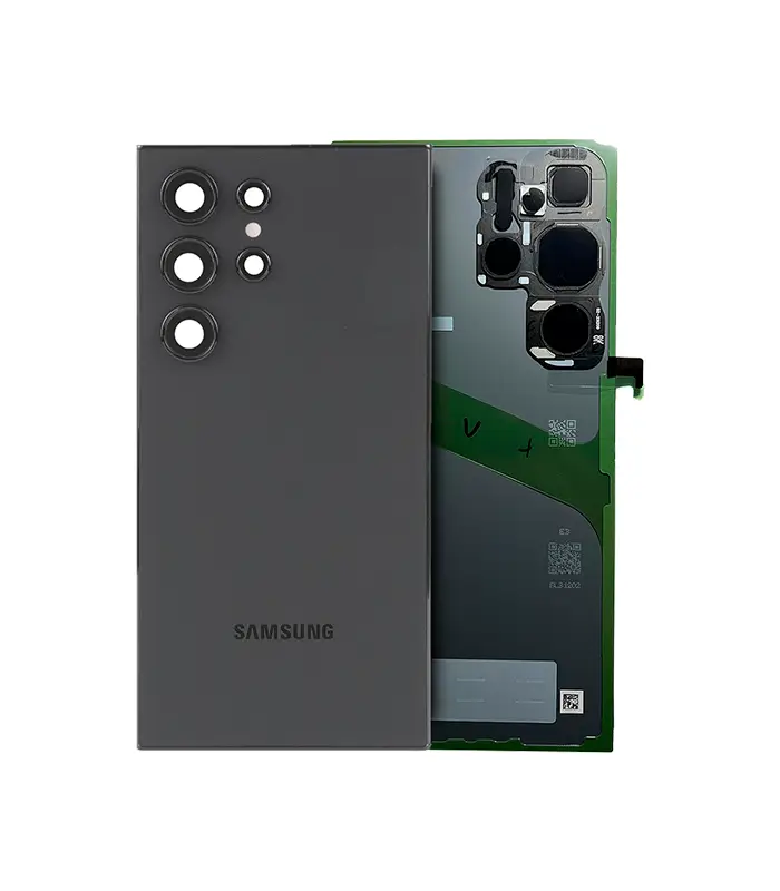 Tapa de samsung 0 Tapa Trasera Con Lente De Cámara Para Samsung Galaxy S24 Ultra (Service Pack) (Gris Titanio) - Imagen 1