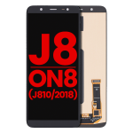 Pantalla OLED para Samsung Galaxy J8 / On8 (J810 / 2018) (Aftermarket Plus) (Negro)
