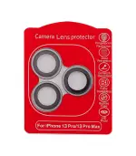 (Gris)-(Clear) iPhone 13 Pro / 13 Pro Max-Protector de Lente de Cámara