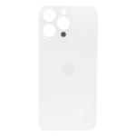 Tapa trasera para iPhone 15 Pro Max Blanca (Sin pega) (Big hole)