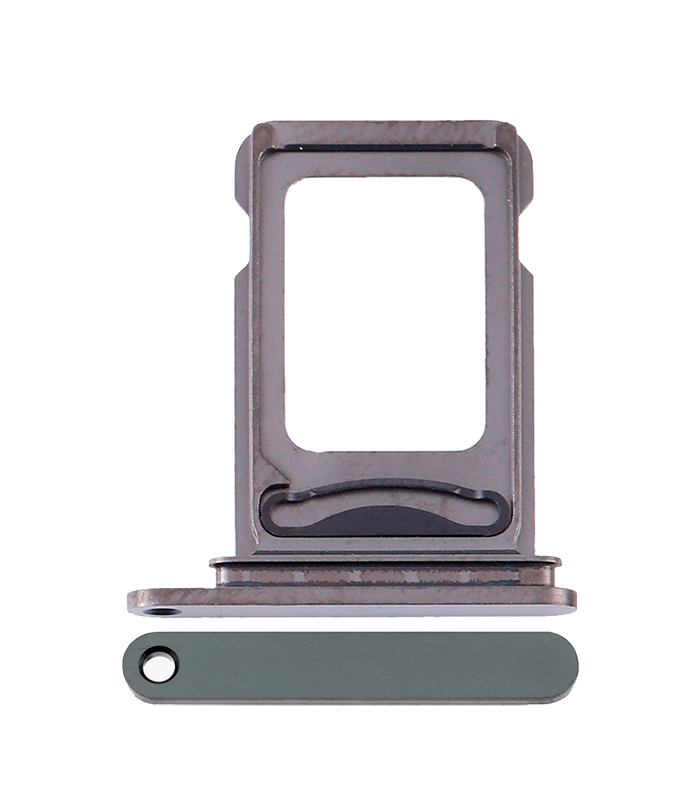 Bandeja dual sim 12 pro _ 12 pro max (negro grafito) 0 Bandeja Dual SIM para iPhone 12 Pro / 12 Pro Max (Negro Grafito) - Imagen 1