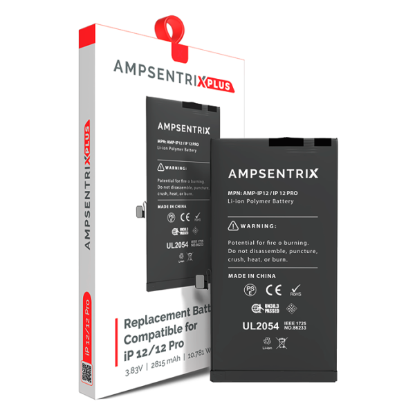 Batería para IPhone 12 / 12 Pro (AmpSentrix Plus)