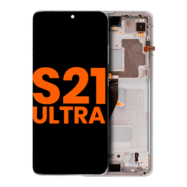 Pantalla OLED para Samsung Galaxy S21 Ultra 5G (Blemish: B) (Phantom Silver)